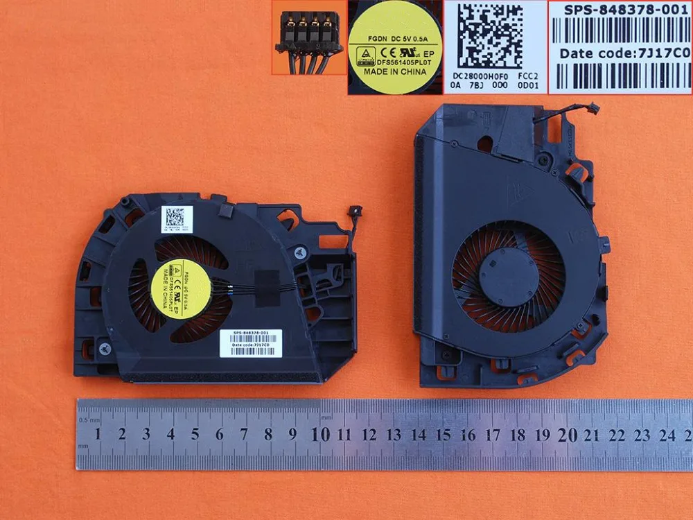 NEW Laptop Cooling Fan For HP ZBOOK 17 G3 VGA FAN Original PN