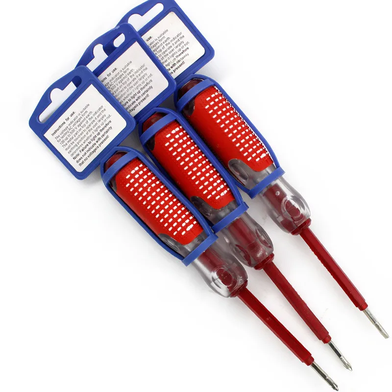 2 in 1 Electrician Home Test Pen Tools 100-500V Multi Function Screwdriver Pencil Sturdy Red Durable Insulation Tool | Инструменты