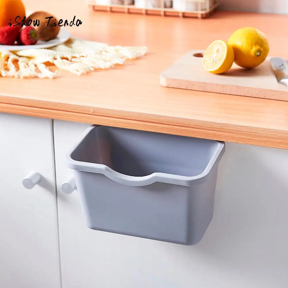 

Kitchen Cabinet Door Hanging Trash Garbage Bin Can Rubbish Container Storage Boxes Cupboard Door Back Hanging Cans