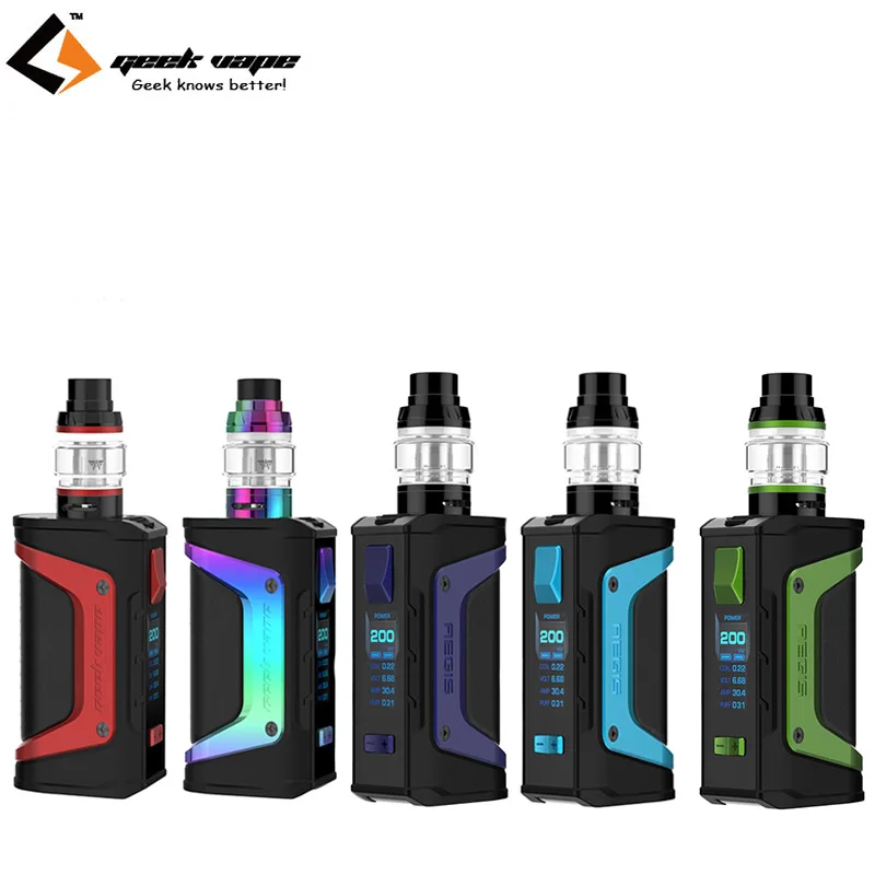 

Geekvape Aegis Legend 200W Powerful Kit with 4ml Liquid Capacity Powered by Dual 18650 Batteries