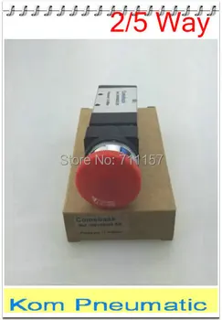 

5pcs/lot Free Shipping 1/4" MSV 86522-EB Mechanical Air Valve, 2/5 Way Mechanically Manual Hand Control Valves MSV-86522EB