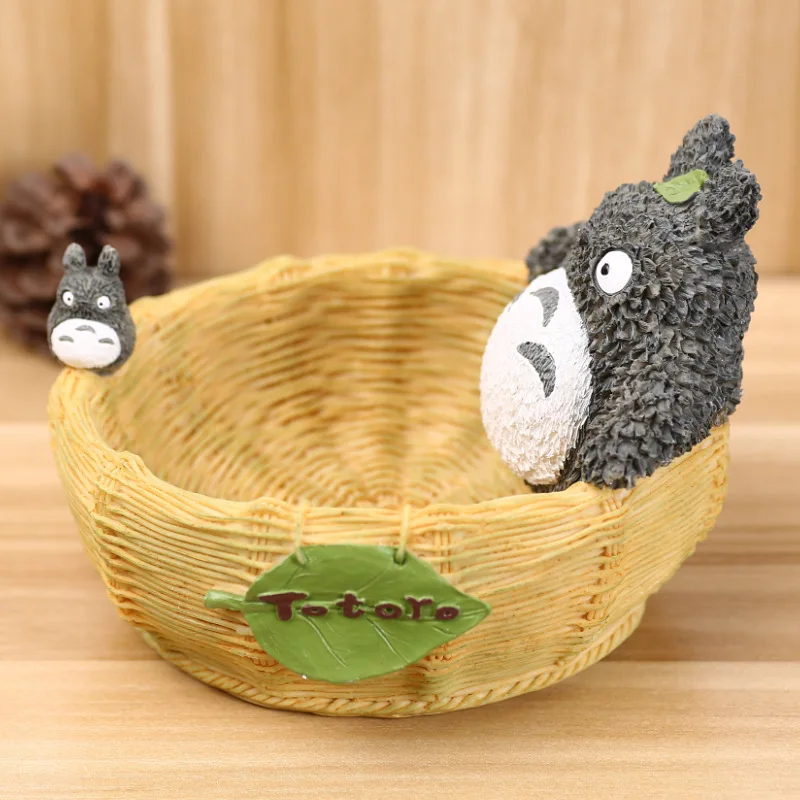 Цветочный горшок Zakka TOTORO, Креативные украшения для домашнего интерьера, мультипликационная Шиншилла, мясистый горшок из смолы для суккулентных растений