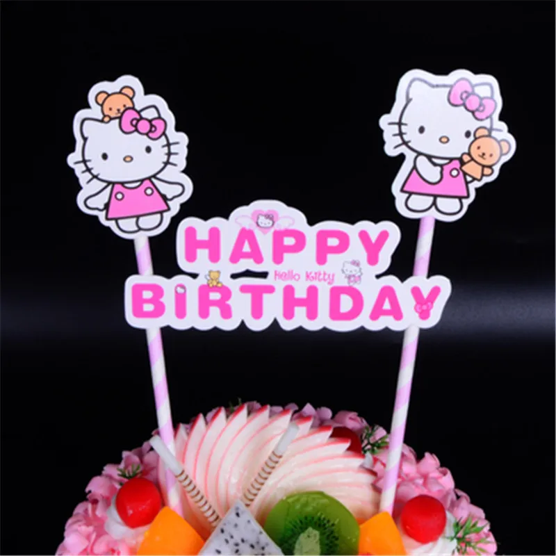 Girls Toys Hello Kitty Birthday Cake Topper Birthday Favors Fun