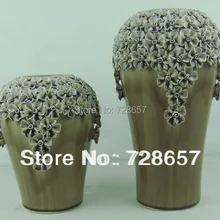 Фарфоровая ваза для украшения комнаты. Современные популярные простой бытовой декоративные Керамика и Китай рамой ваза ручной работы цветок