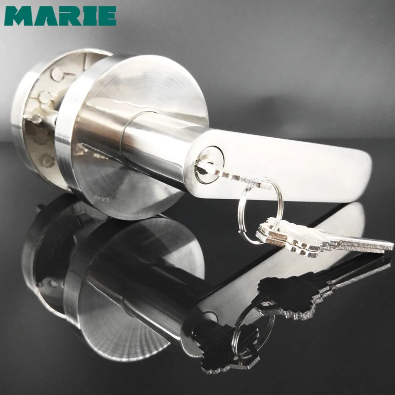 LH3007 Stainless Steel Privacy/Passage Interior Door Lock Set Brushed Nickel Bathroom Door Handle Bedroom Door Knob
