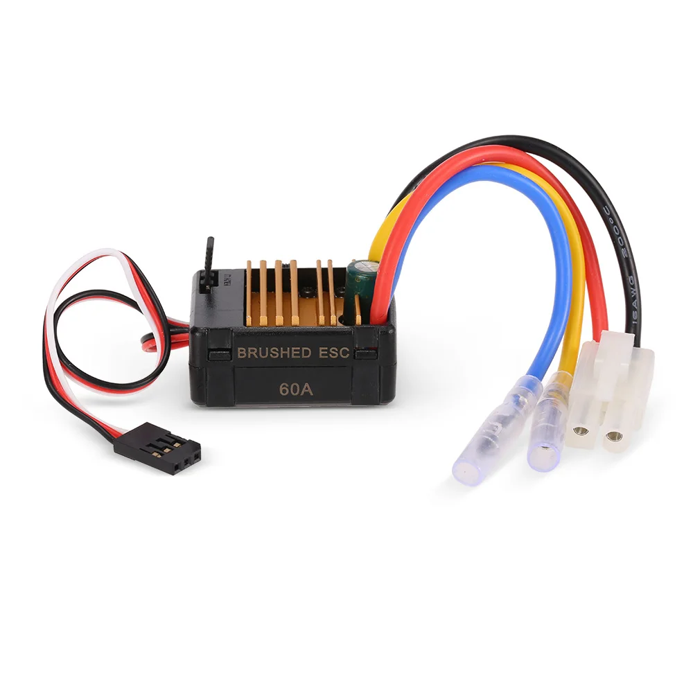 GoolRC 60A матовый ESC Электрический контроллер скорости с 5 В/2 а BEC для 1/10 Axial SCX10 RC4WD D90