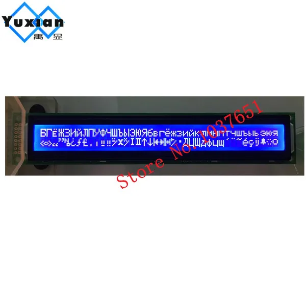 

1PCS LCD 4002 402 40x2 lcd display blue with russian cyrillic font character module 5v LC4021 high quality WH4002A
