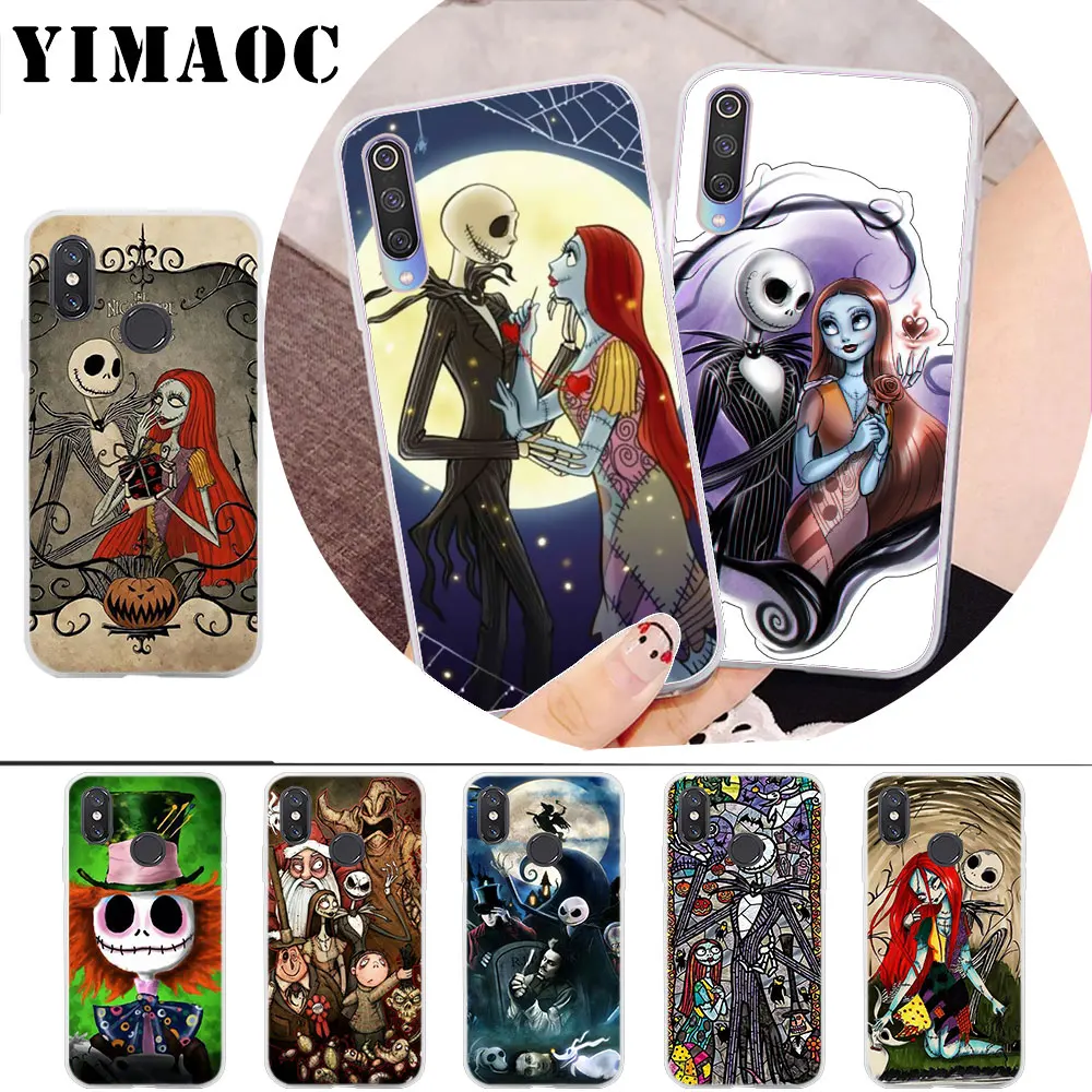 

YIMAOC The Nightmare Before Christmas Cartoon Soft Case for Xiaomi Mi 6 8 9 SE A1 A2 Lite pocophone f1 5X 6X MAX 3 2S