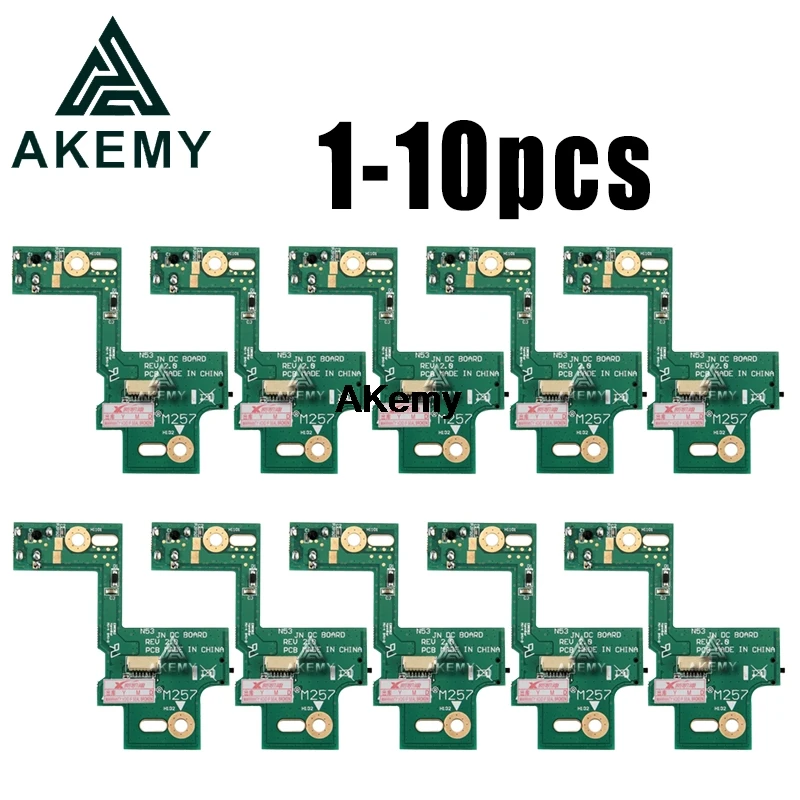 1 10 шт. Новинка! DC разъем питания USB плата для ASUS N53S N53J N53TA N53T N53D N53DA N53JF N53JN N53SN N53JG