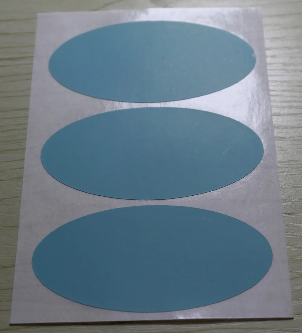 6.5x3.5cm Light blue Oval Sticker Labelsin Stickers from Home & Garden