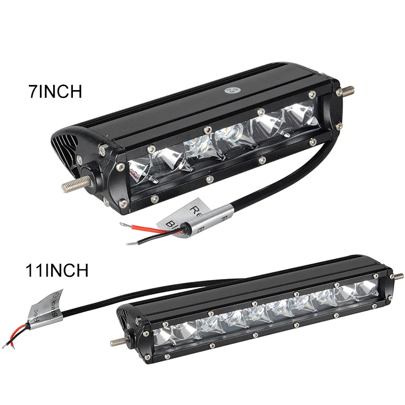 

7 11 inch Single Row Combo Beam Offroad MINI LED Work Light Bar For Jeep Motorcycle Automobile UAZ Truck ATV SUV 4X4 4WD Car