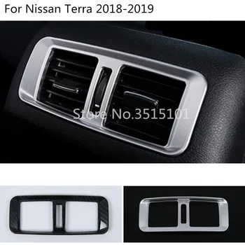 

Car Styling Garnish Cover Trim Inner Inside Rear Back Upside Air Condition Outlet Vent 1pcs For Nissan Terra 2018 2019 2020