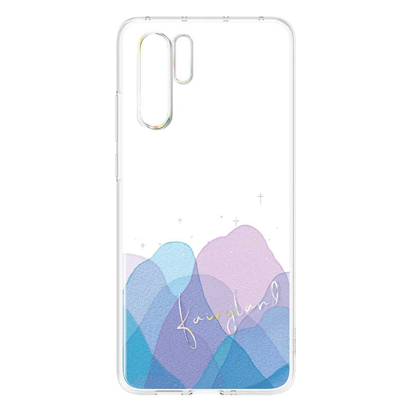 Huawei P30 Pro прозрачный чехол P30Pro двухслойный узор прозрачный чехол huawei P30 Pro прозрачное покрытие мягкий термополиуретановый полностью закрытый чехол Чехол - Цвет: Nisexingyu