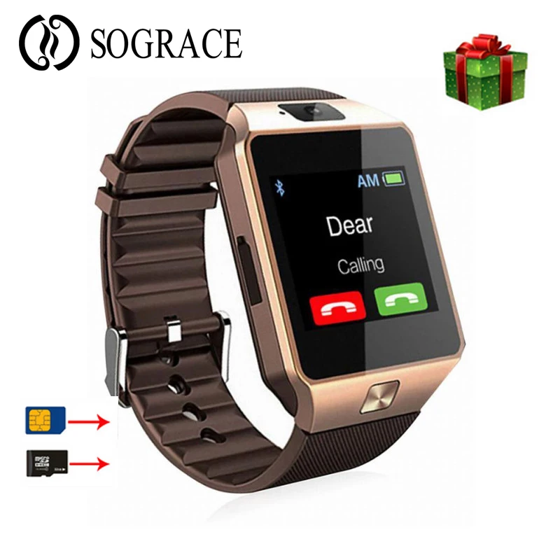 

Original Bluetooth Smart Watch DZ09 Smartwatch 2G GSM SIM TF Card Camera Slot Sync Smart Clock for iPhone Samsung HUAWEI PK Y1