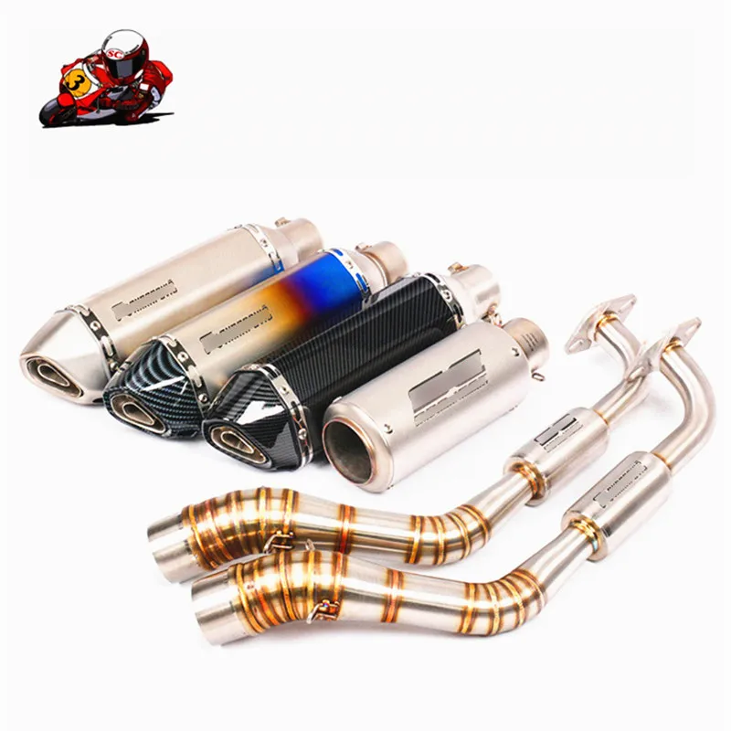 

For Yamaha NVX 155 AEROX155 NVX155 Motorcycle Exhaust Modified Fornt Connection Link Pipe Muffler DB Killer Sticker