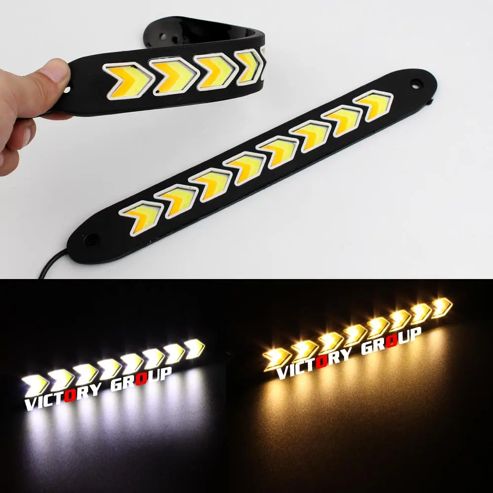 

Flexible LED DRL Daytime Running Light Waterproof Universal COB DRL Kit Day Light Fog Light Cars Running Light 12v 20w