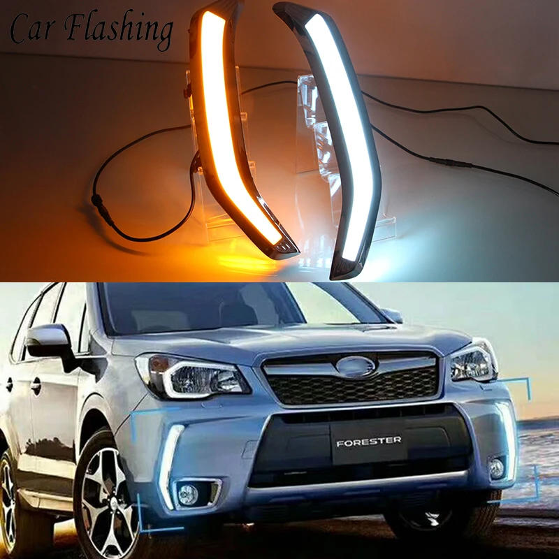 CSGJMY 1 set For Subaru Forester 2013 2014 2015 2016 2017 2018 DRL Led