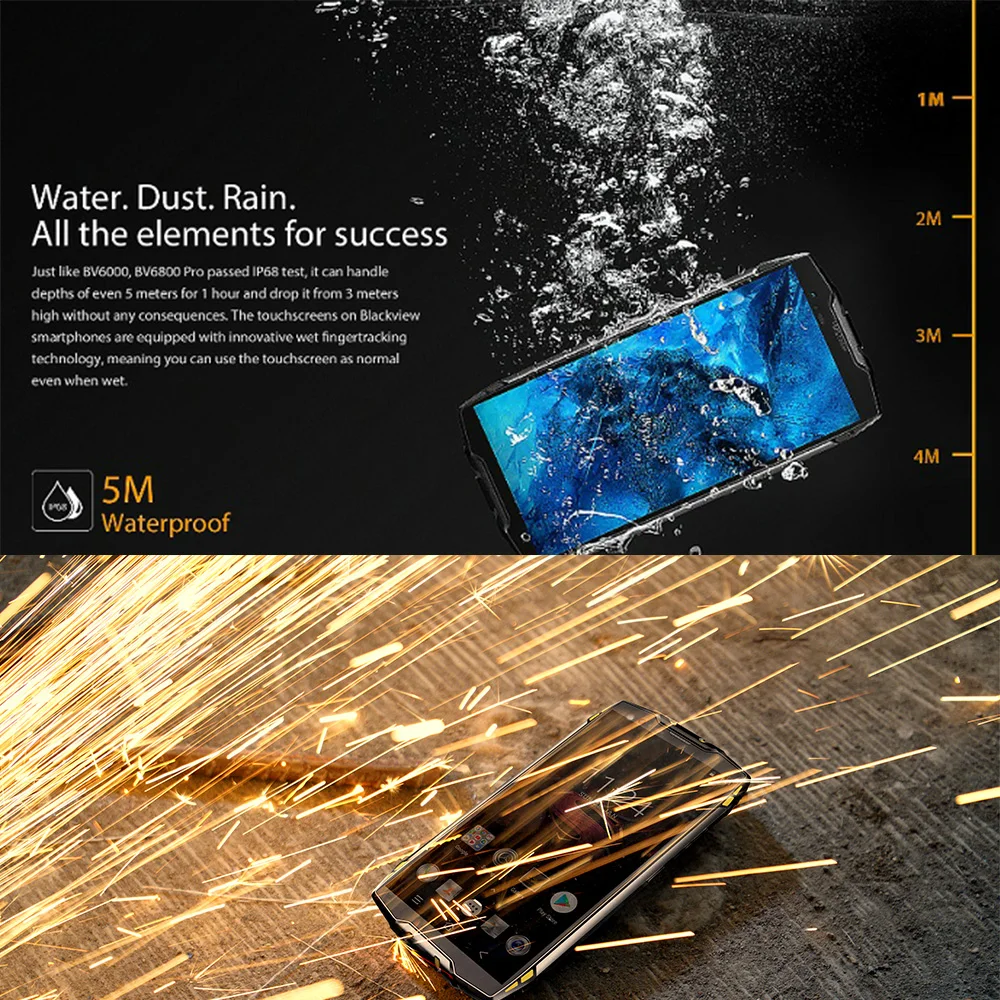 Водонепроницаемый смартфон Blackview BV6800 Pro 4+64 ГБ|Смартфоны| |