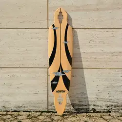 KOSTON pro канадский клен longboard палубе с 8ply горячий воздух нажатии падение через долго палубы скейтборда для круиза