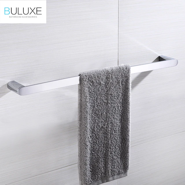 buluxe brass bathroom accessories towel bar rack holder chrome finished wall mounted bath acessorios de banheiro - Bathroom Accessories Towel Bars buluxe brass bathroom accessories towel bar rack holder chrome finished wall mounted bath acessorios de banheiro - Bathroom Accessories Towel Bars
