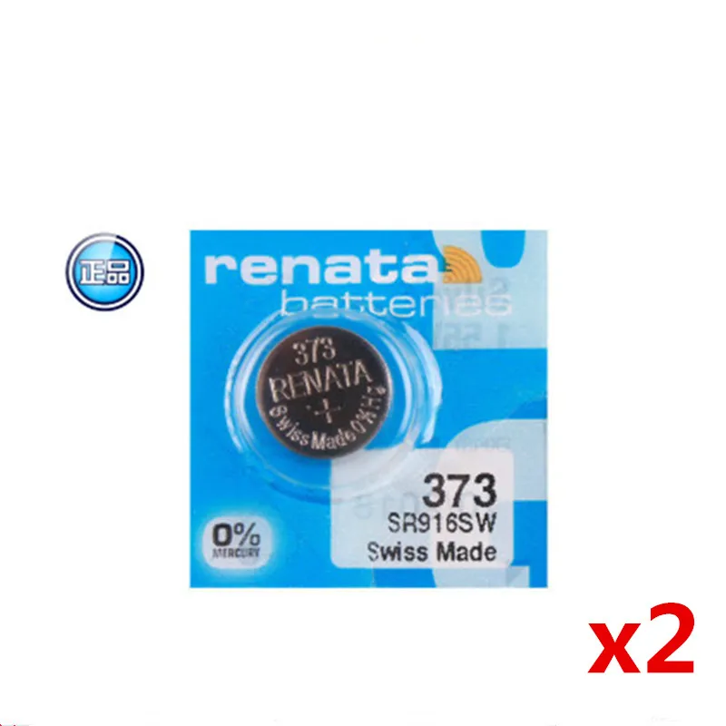 2 шт./лот TETAIL Фирменная Новинка Renata долговечный 373 SR916SW 916 LR916 SR68 часы батарейка Кнопка монета ячейка Швейцарский сделано