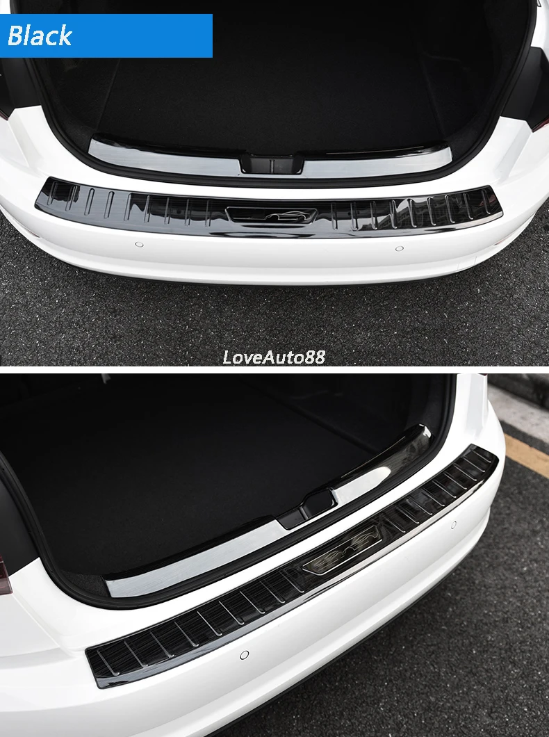 Нержавеющая сталь внешний интерьер задний бампер Отделка багажника бампер педаль для Volkswagen VW Jetta MK7