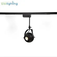 Черный cob Точечный светильник s 5 Вт Светодиодный светильник для трека лампа KTV бар ресторан кафе музейный картинный светильник ing E27 регулируемый настенный кухонный светильник