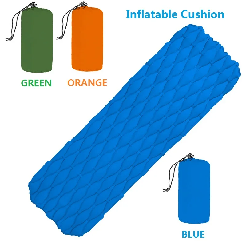 

Ultralight Outdoor Inflatable Cushion Sleeping Camping Mat Sleeping Pad Mattress for Backpacking Travel Camping Sandbeach