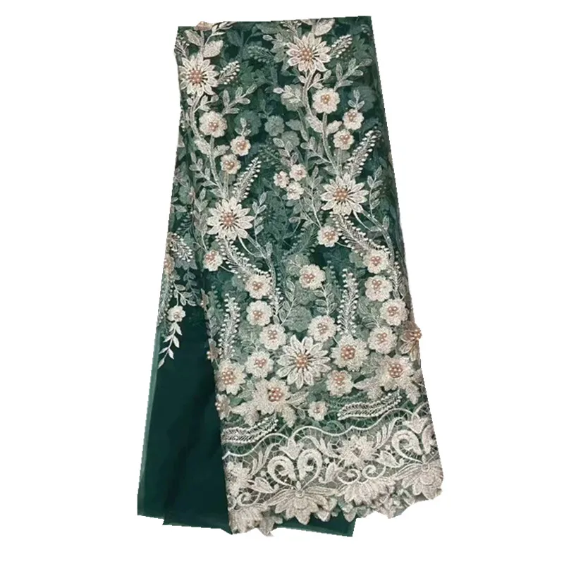 Latest Style Beaded Lace Fabric 2018 Fashion African Tulle French High Quality nly67-96 | Дом и сад