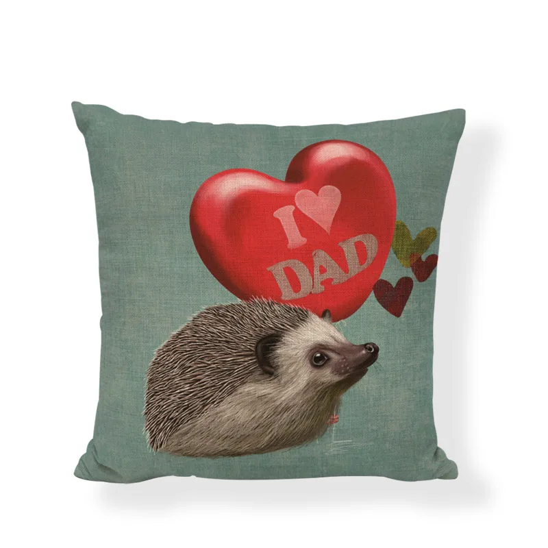 Cushion Covers Love Hedgehog Cartoon Print Cotton Linen Wedding Decor Car Seats Kids Birthday Camping Square Throw Pillow Cases Cushion Covers Love Hedgehog Cartoon Print Cotton Linen Wedding Decor Car Seats Kids Birthday Camping Square Throw Pillow Cases