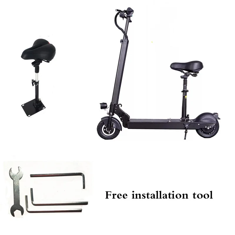 

Electric Scooter soft Seat Saddle Foldable Height Adjustable Shock-Absorbing Folding Seat Chair spare parts scooter seat