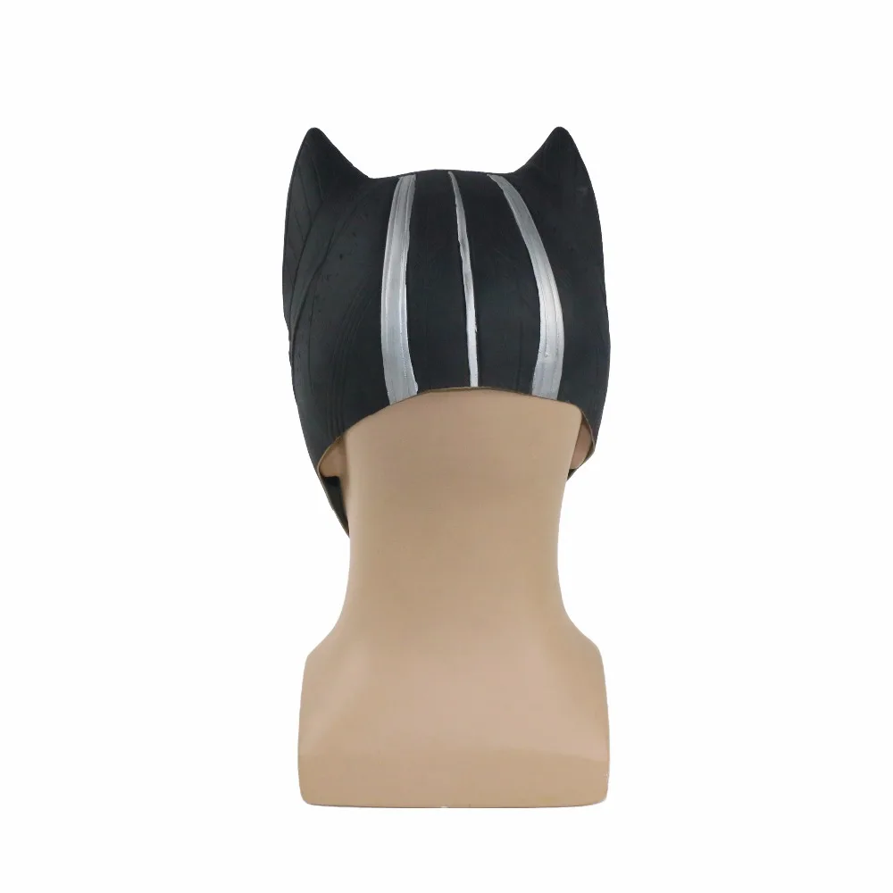 Black Panther Masks Movie Captain America Fantastic For Cosplay Men's Latex Party Mask Helmet for Halloween (5)