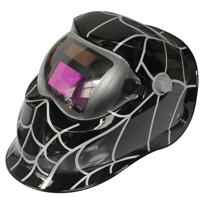 

LIXF-2018 New Pro Solar Welder Mask Auto-Darkening Welding Helmet Irregular Spider Web