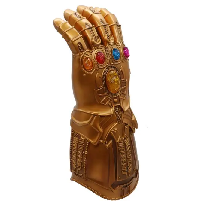 Эндгейм танос Led Infinity Gauntlet костюмы для косплея Бесконечность камни войны перчатка ПВХ маска для детей и взрослых Размер