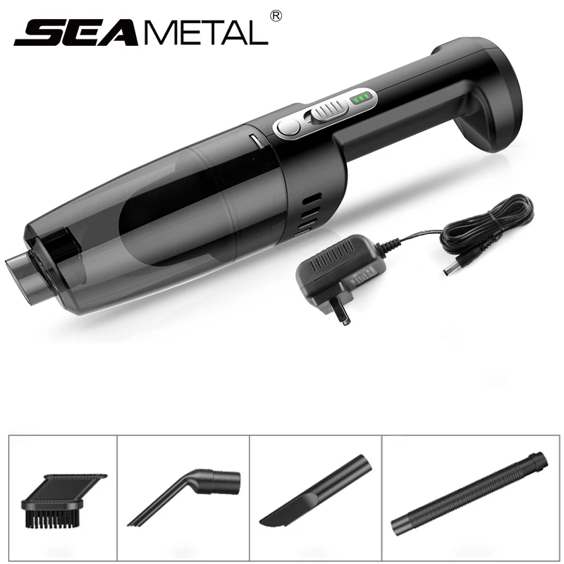 

Car Vacuum Cleaner 120W 4000Pa Portable Mini Handheld 12V Wireless Vacuum Cleaner for Car At Home in Auto Electronic Accessories