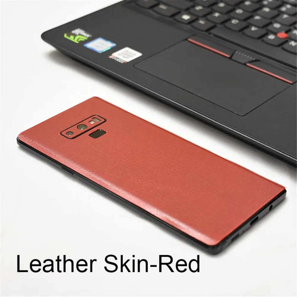 Back Cover Film For Samsung Galaxy Note 9 8 LeatherCarbon FiberWood Skins Protective Sticker For Samsung S9 S8 Plus Note 9 8 (26)