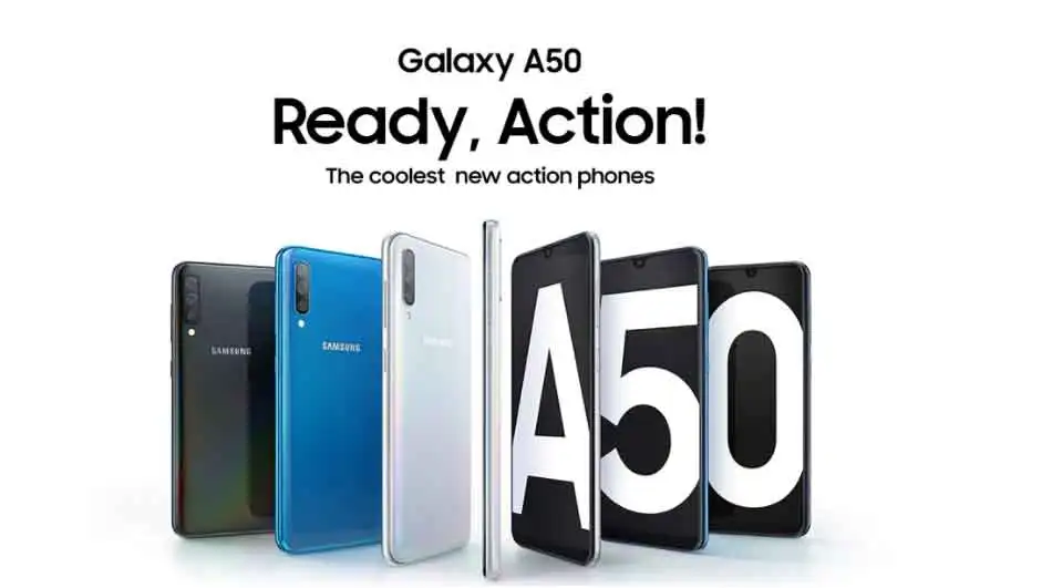 Мобильный телефон samsung Galaxy A50 A505F-DS LTE, 6,4 дюймов, 6 ГБ ОЗУ, 128 Гб ПЗУ, Восьмиядерный процессор Exynos 9610, Android 9,0, две sim-карты, смартфон