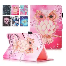 La cubierta del tirón para samsung galaxy tab 10.1 2016 t585 T580 SM-T580 T580N Tablet cases Smart Cover shell skin + flim + stylus pluma