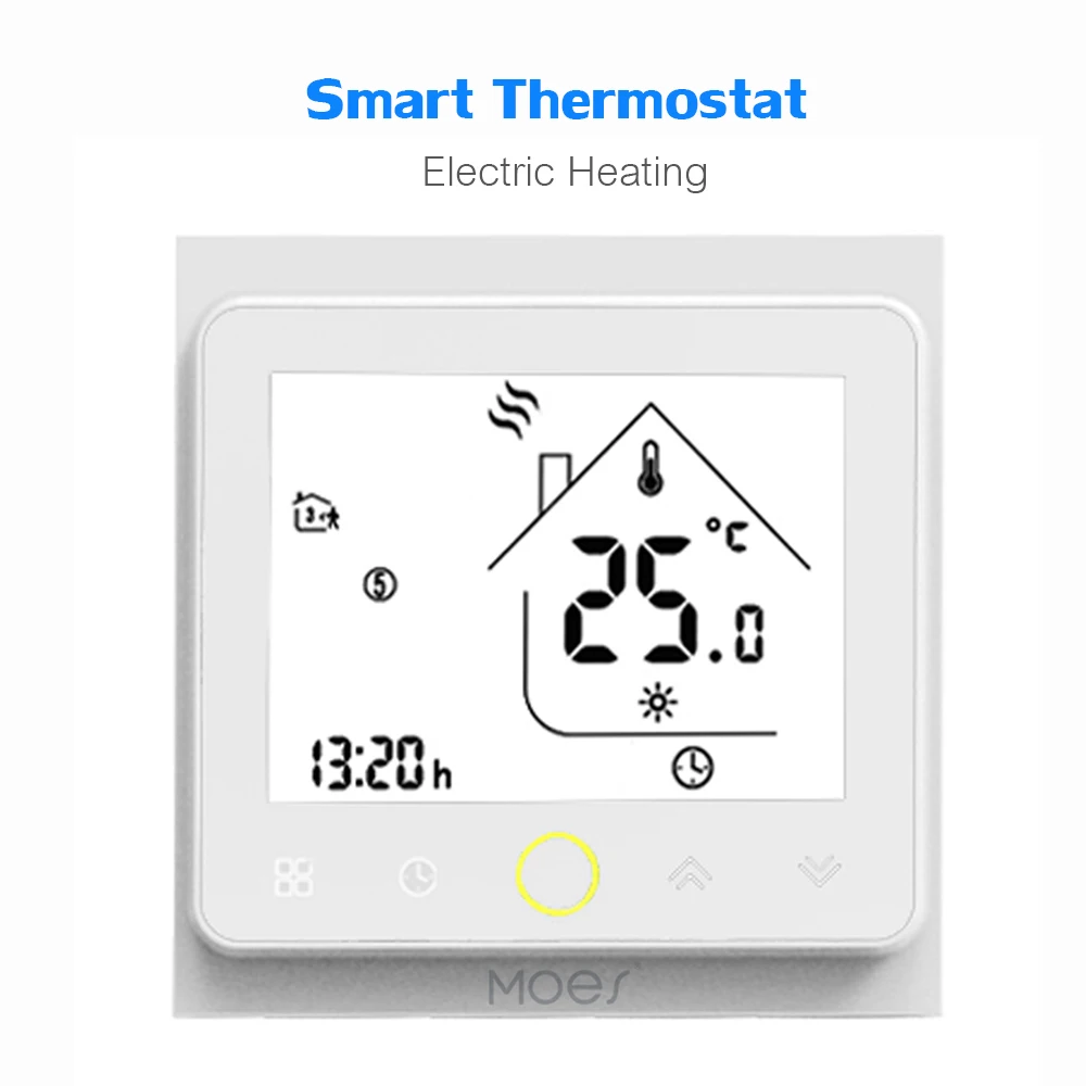 MOES APP управление Wi-Fi умный термостат контроль температуры ler 16A совместим с Alexa/Google Home электрическое Отопление для дома