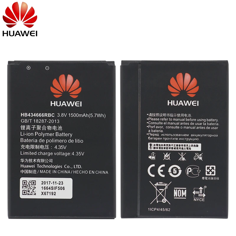 

Hua Wei Replacement Phone Battery HB434666RBC For Huawei Router E5573 E5573S E5573s-32 E5573s-320 E5573s-606 E5573s-806 1500mAh
