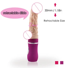 Realistic Vibrating dildo Sex Toy Pumping Gun G Spot Vibrator Waterproof Automatic Sex Machine Sex Products for Woman Sex Store
