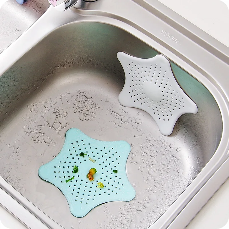 Fregadero De la Cocina cubierta De drenaje Cocina Accesorios Starfish Filtro De Gel De sílice Cocina Gadgets Accesorios De Cocina filtro Tool. Q