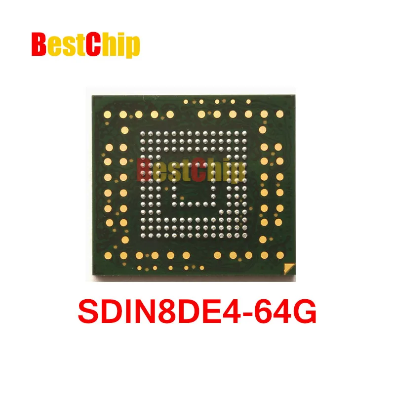 2 шт./лот 100% Новый оригинальный SDIN8DE4-64G BGA флэш-чип памяти 64 ГБ | Электронные
