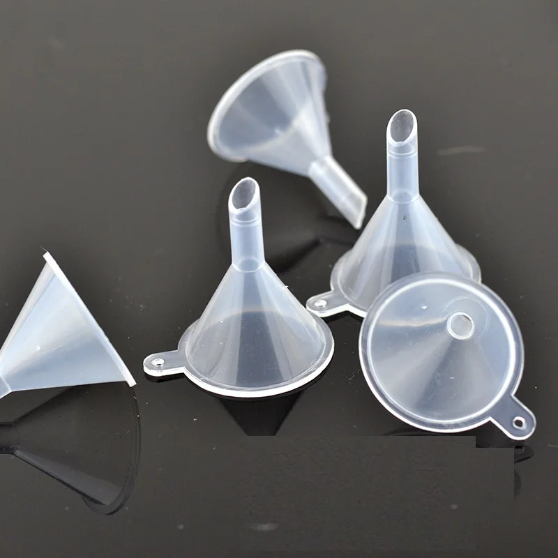 2000pcs Plastic Mini Small Funnels For Perfume Liquid Essential Oil