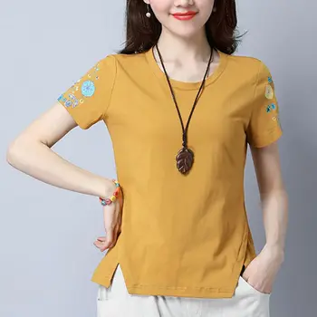 

vogue cotton t shirt summer tops for women 2018 ropa verano vetement femme poleras camisetas poleras de mujer moda dames clothes