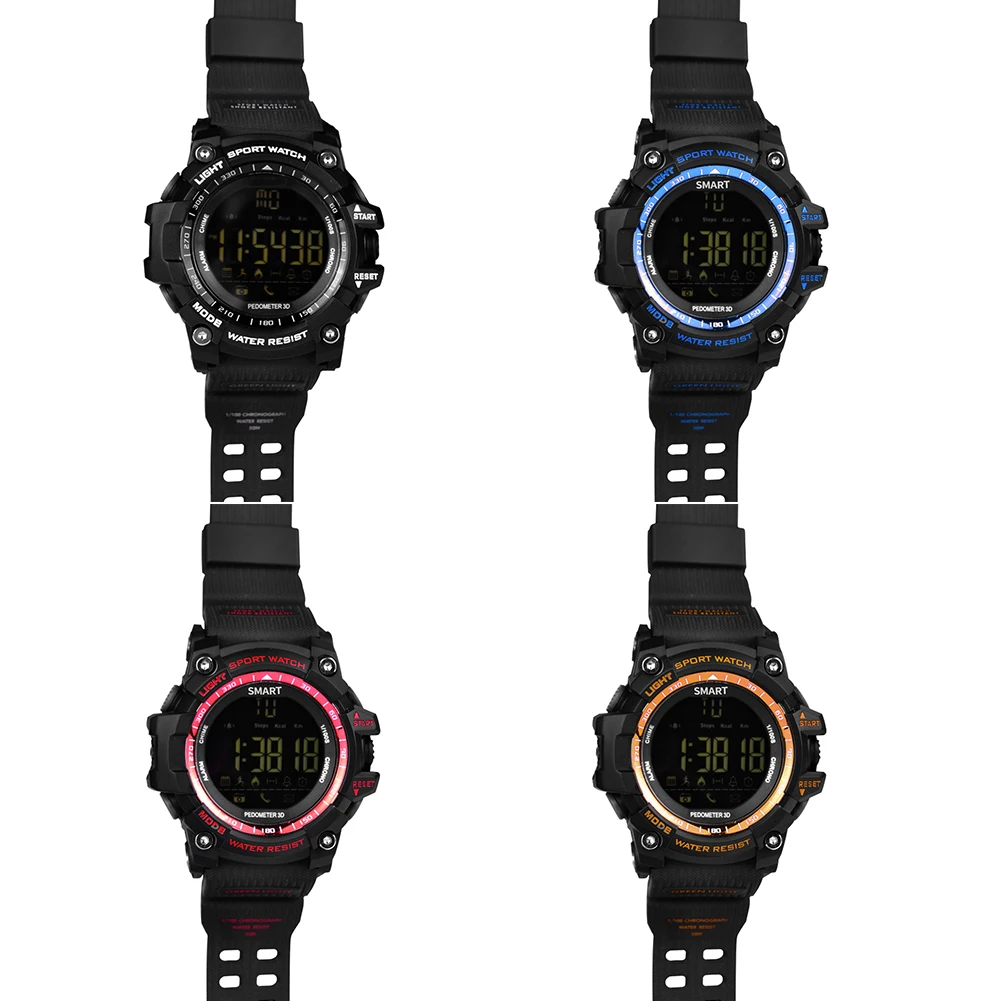 Men/Women LED Digital Sports Watch Military Smart Pedometer Calorie Watches Diver Waterproof Bluetooth Relogio Masculino Hodiny