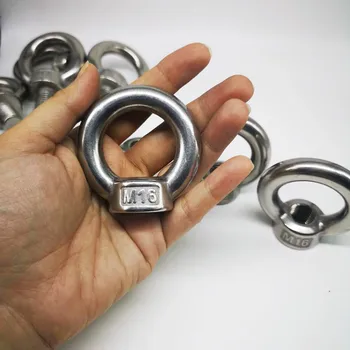 

4 pcs M16 all size stainless steel 304 Eye Nut Lifting Eye Nut Female Thread