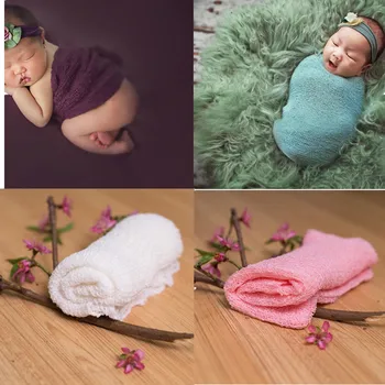

40x150cm Stretch Wrap Photography Props,Knitted Fabric newborn stretch Wrap,rayon fabric baby photo props Toddler Photography