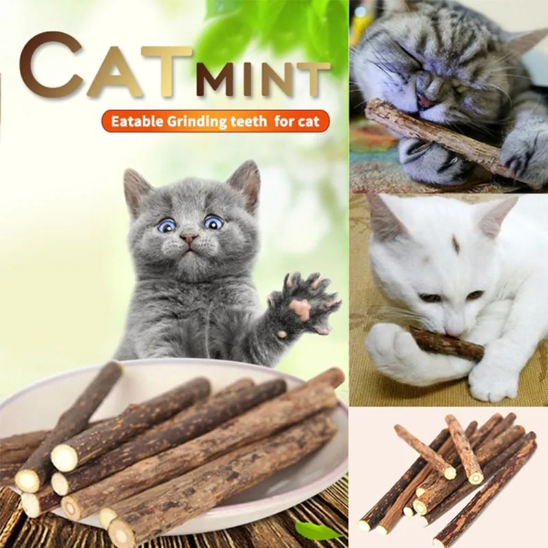 Зубная паста Cat clean teeth Pure натуральная кошачья мята pet cat molar палочки для