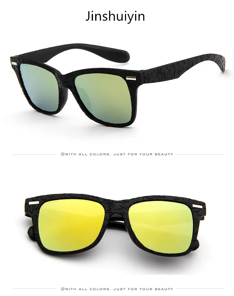 ASUOP2019 новые модные обувь для мужчин и женщин Дети солнцезащитные очки pattern детей квадратные очки классический бренд ретро-дизайн UV400 очки
